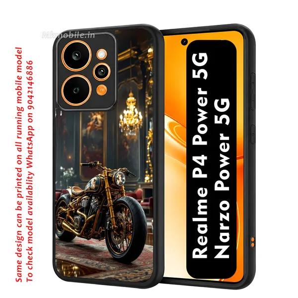 Black_And_Gold_Luxury_Motorcycle_Design_Printed_Premium_Glossy_Back_Case_Cover_With_Camera_Protection_For_Realme_P4_Power_5G_/_Narzo_Power_5G_Mk000152_Bx