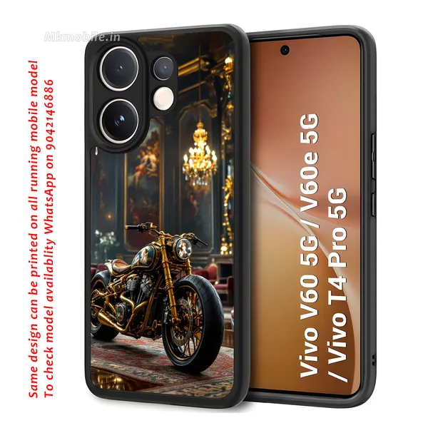 Black_And_Gold_Luxury_Motorcycle_Design_Printed_Premium_Glossy_Back_Case_Cover_With_Camera_Protection_For_Vivo_V60_5G_/_V60e_/_T4_Pro_5G_Mk000152_Bx