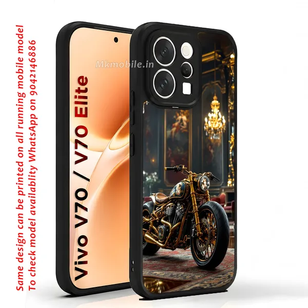 Black_And_Gold_Luxury_Motorcycle_Design_Printed_Premium_Glossy_Back_Case_Cover_With_Camera_Protection_For_Vivo_V70_5G_/_V70_5G_Elite_Mk000152_Bx