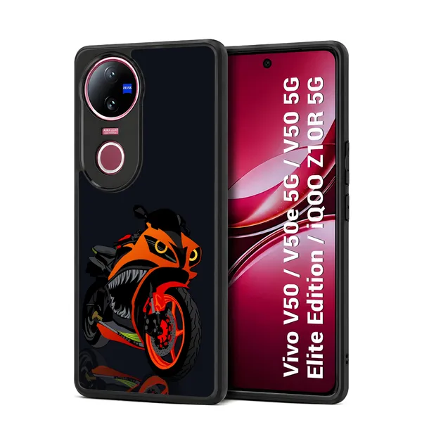 Black_Motorcycle_Design_Printed_Premium_Glossy_Back_Case_Cover_With_Camera_Protection_For_Vivo_V50_/_V50e_/_V50_5g_Elite_Edition_/_iQOO_Z10r_5g_Mk000153_Bx