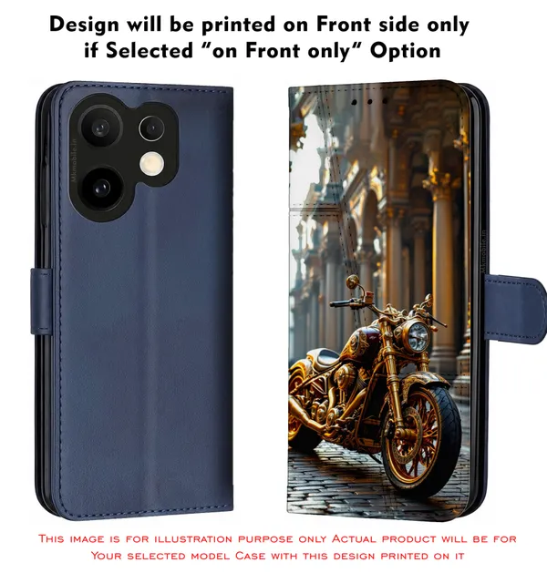Golden_Motorcycle_Design_Printed_Flip_Case_Cover_With_Camera_Protection_Mk000154_Fcuv