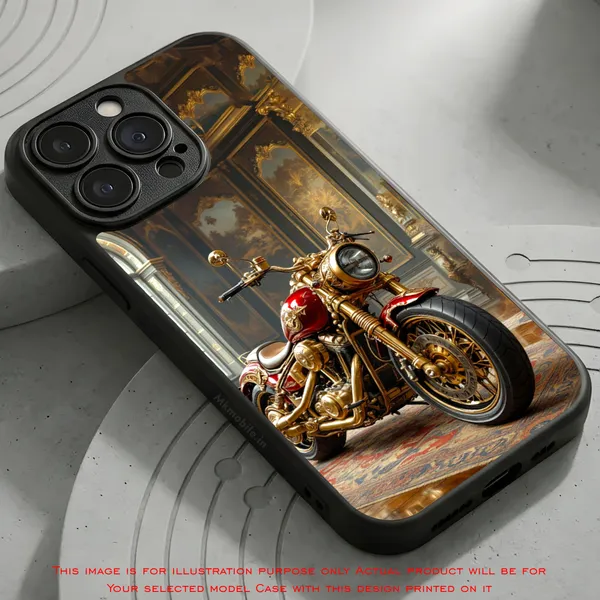 Gold_Motorcycle_Design_Printed_Premium_Glossy_Back_Case_Cover_With_Camera_Protection_Mk000155_Bx
