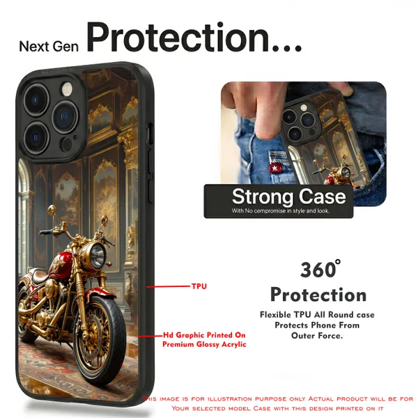 Gold_Motorcycle_Design_Printed_Premium_Glossy_Back_Case_Cover_With_Camera_Protection_Mk000155_Bx