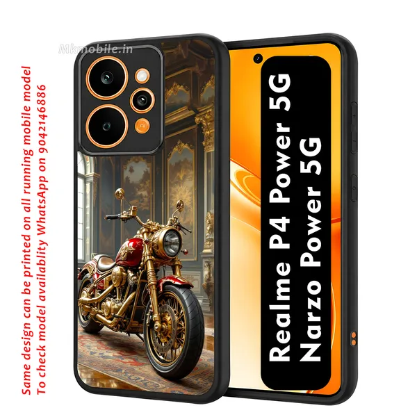 Gold_Motorcycle_Design_Printed_Premium_Glossy_Back_Case_Cover_With_Camera_Protection_For_Realme_P4_Power_5G_/_Narzo_Power_5G_Mk000155_Bx