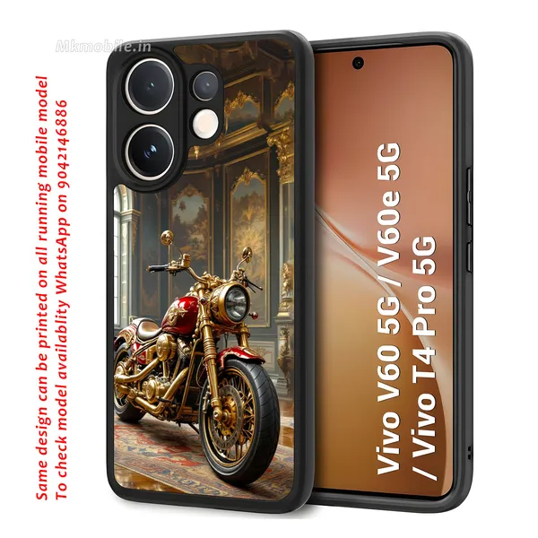 Gold_Motorcycle_Design_Printed_Premium_Glossy_Back_Case_Cover_With_Camera_Protection_For_Vivo_V60_5G_/_V60e_/_T4_Pro_5G_Mk000155_Bx