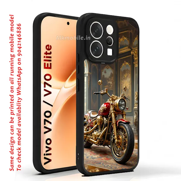 Gold_Motorcycle_Design_Printed_Premium_Glossy_Back_Case_Cover_With_Camera_Protection_For_Vivo_V70_5G_/_V70_5G_Elite_Mk000155_Bx