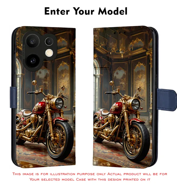 Gold_Motorcycle_Design_Printed_Flip_Case_Cover_With_Camera_Protection_Mk000155_Fcuv