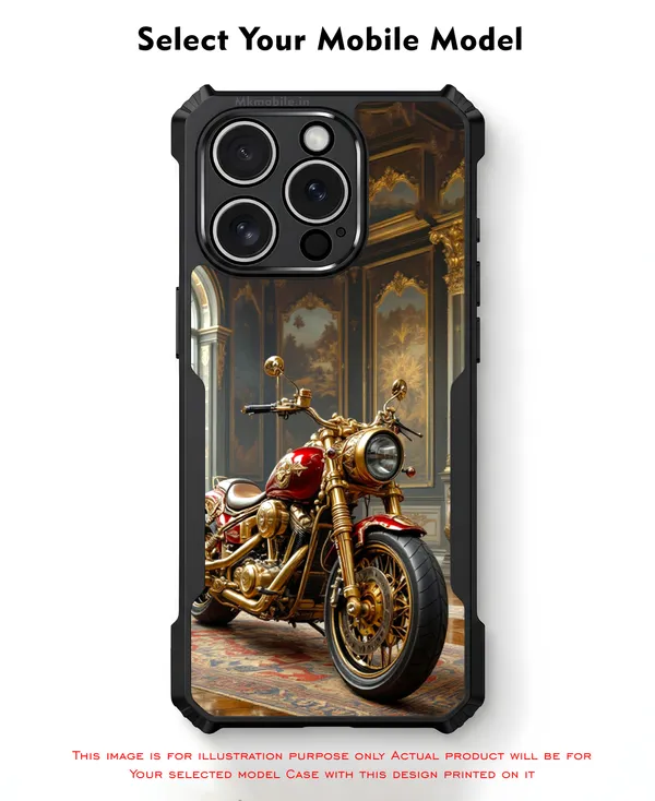 Gold_Motorcycle_Design_Printed_Bumper_Glossy_Back_Case_Cover_With_Camera_Protection_Mk000155_Ip