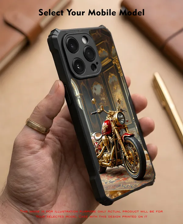 Gold_Motorcycle_Design_Printed_Bumper_Glossy_Back_Case_Cover_With_Camera_Protection_Mk000155_Ip