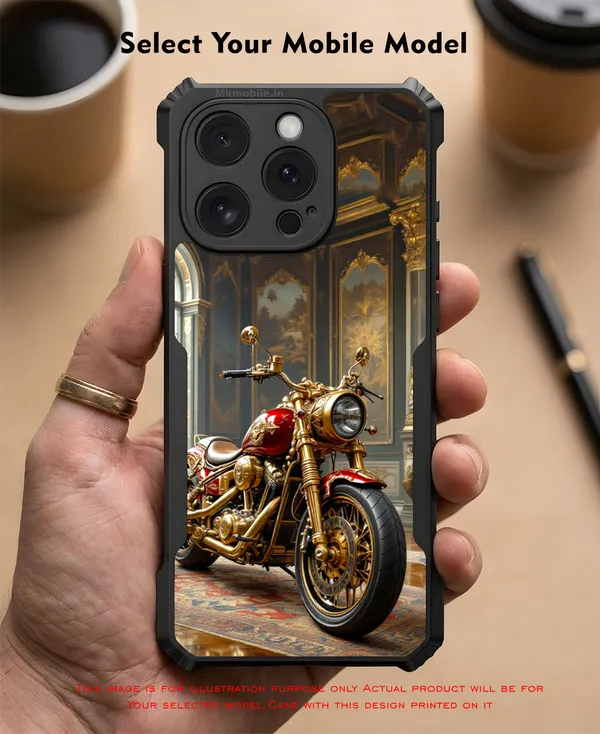 Gold_Motorcycle_Design_Printed_Bumper_Glossy_Back_Case_Cover_With_Camera_Protection_Mk000155_Ip