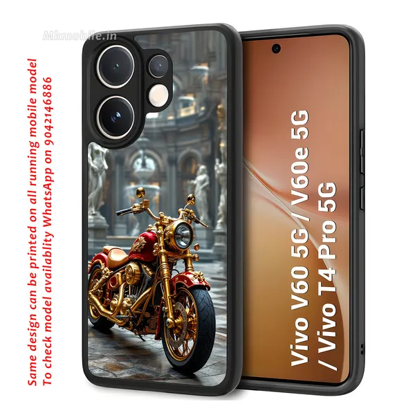 Red_And_Gold_Motorcycle_Design_Printed_Premium_Glossy_Back_Case_Cover_With_Camera_Protection_For_Vivo_V60_5G_/_V60e_/_T4_Pro_5G_Mk000156_Bx