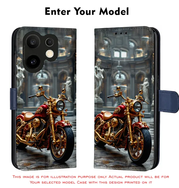 Red_And_Gold_Motorcycle_Design_Printed_Flip_Case_Cover_With_Camera_Protection_Mk000156_Fcuv