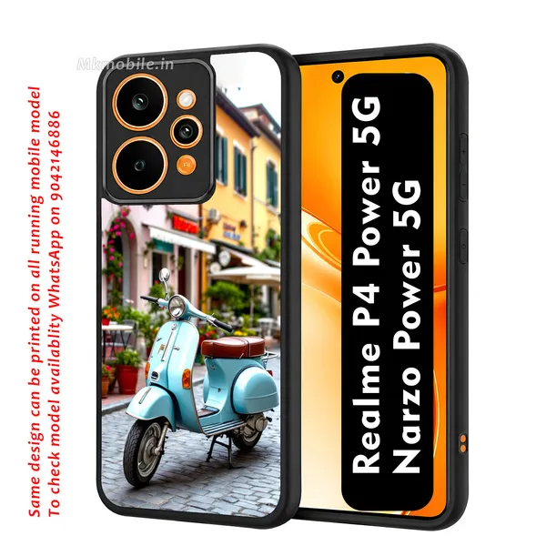 Vintage_Scooter_Design_Printed_Premium_Glossy_Back_Case_Cover_With_Camera_Protection_For_Realme_P4_Power_5G_/_Narzo_Power_5G_Mk000157_Bx