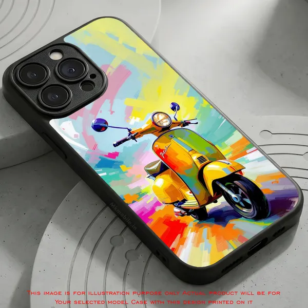 Vibrant_Scooter_Watercolor_Art_Design_Printed_Premium_Glossy_Back_Case_Cover_With_Camera_Protection_Mk000158_Bx