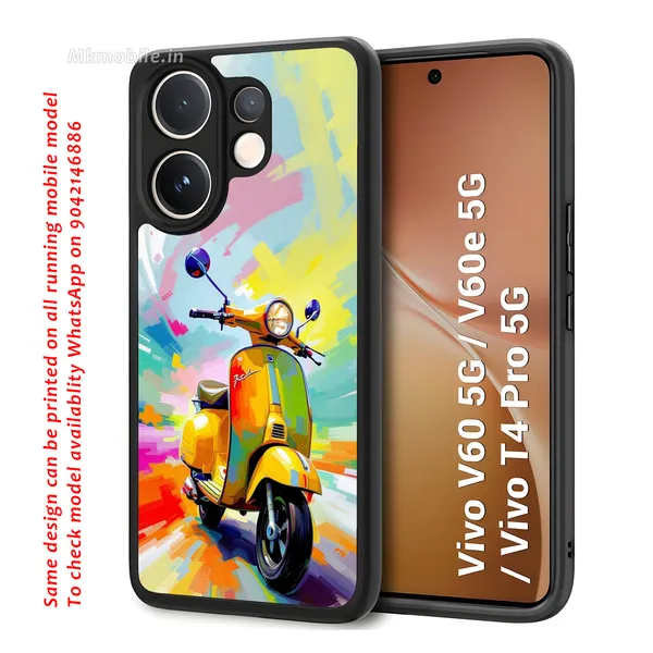 Vibrant_Scooter_Watercolor_Art_Design_Printed_Premium_Glossy_Back_Case_Cover_With_Camera_Protection_For_Vivo_V60_5G_/_V60e_/_T4_Pro_5G_Mk000158_Bx