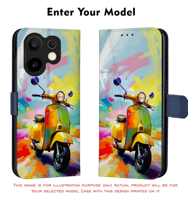 Vibrant_Scooter_Watercolor_Art_Design_Printed_Flip_Case_Cover_With_Camera_Protection_Mk000158_Fcuv