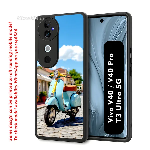 Vintage_Scooter_Design_Printed_Premium_Glossy_Back_Case_Cover_With_Camera_Protection_For_Vivo_V40_5G_/_V40_Pro_5G_/_T3_Ultra_5G_Mk000159_Bx