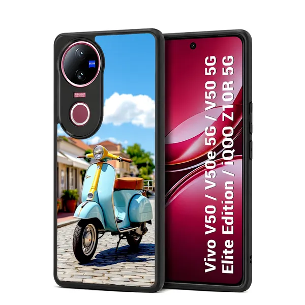 Vintage_Scooter_Design_Printed_Premium_Glossy_Back_Case_Cover_With_Camera_Protection_For_Vivo_V50_/_V50e_/_V50_5g_Elite_Edition_/_iQOO_Z10r_5g_Mk000159_Bx