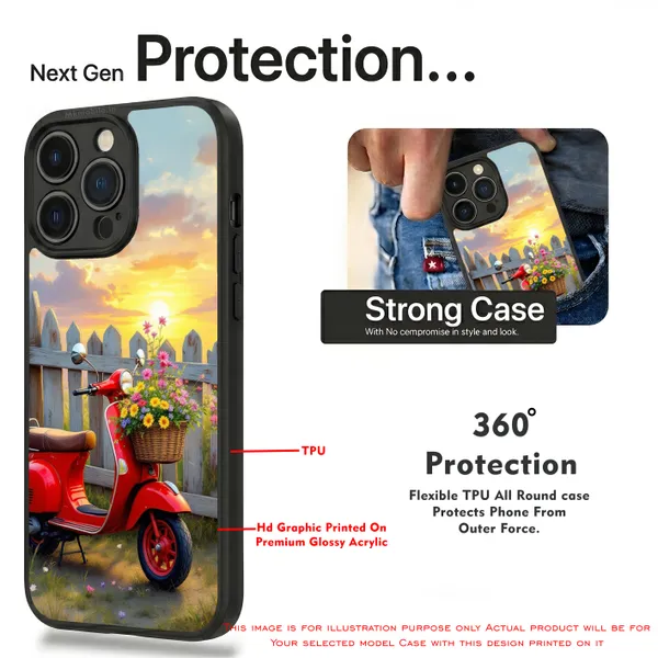 Red_Vintage_Scooter_Sunset_Design_Printed_Premium_Glossy_Back_Case_Cover_With_Camera_Protection_Mk000160_Bx