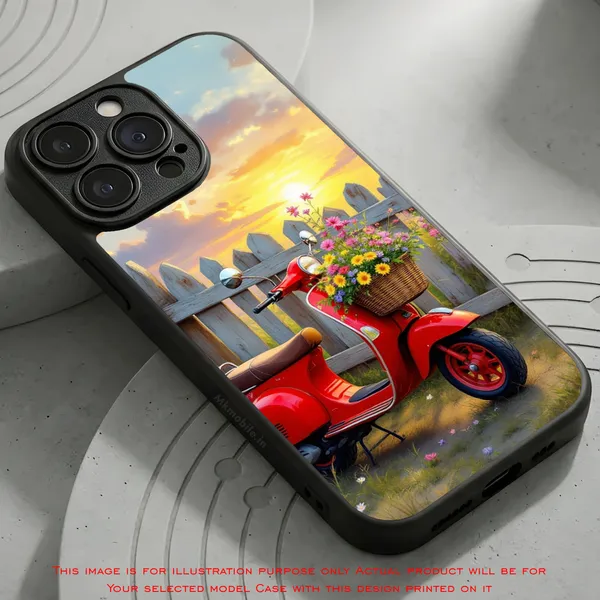 Red_Vintage_Scooter_Sunset_Design_Printed_Premium_Glossy_Back_Case_Cover_With_Camera_Protection_Mk000160_Bx