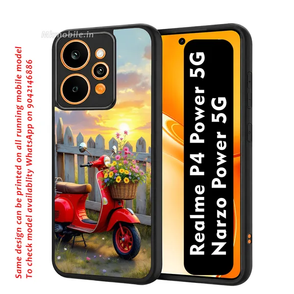 Red_Vintage_Scooter_Sunset_Design_Printed_Premium_Glossy_Back_Case_Cover_With_Camera_Protection_For_Realme_P4_Power_5G_/_Narzo_Power_5G_Mk000160_Bx