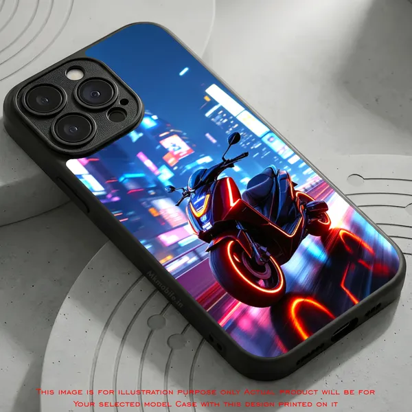 Neon_Scooter__Design_Printed_Premium_Glossy_Back_Case_Cover_With_Camera_Protection_Mk000161_Bx