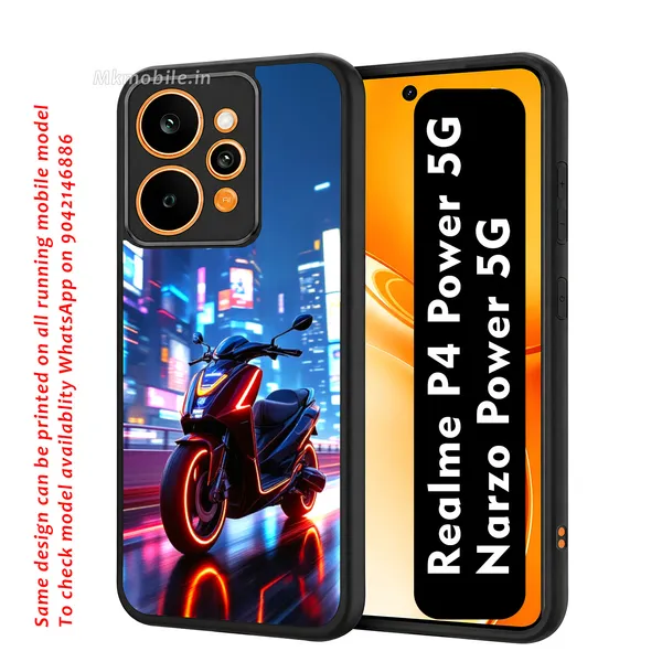 Neon_Scooter_Design_Printed_Premium_Glossy_Back_Case_Cover_With_Camera_Protection_For_Realme_P4_Power_5G_/_Narzo_Power_5G_Mk000161_Bx