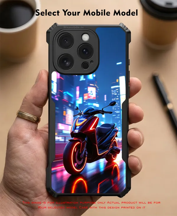 Neon_Scooter__Design_Printed_Bumper_Glossy_Back_Case_Cover_With_Camera_Protection_Mk000161_Ip