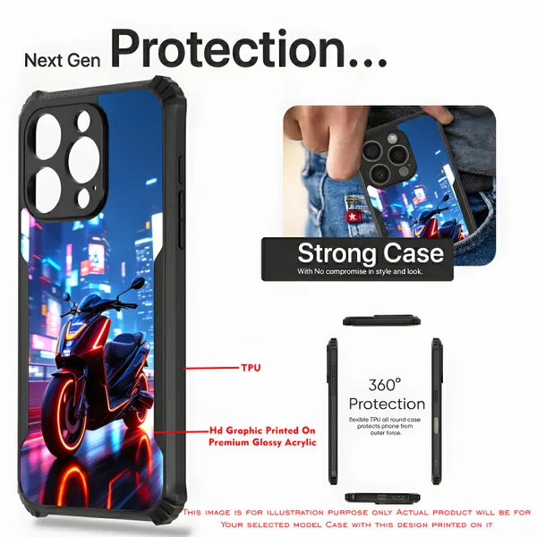Neon_Scooter__Design_Printed_Bumper_Glossy_Back_Case_Cover_With_Camera_Protection_Mk000161_Ip