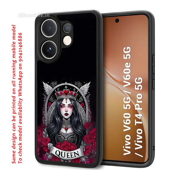 Black_Gothic_Queen_Design_Printed_Premium_Glossy_Back_Case_Cover_With_Camera_Protection_For_Vivo_V60_5G_/_V60e_/_T4_Pro_5G_Mk000164_Bx