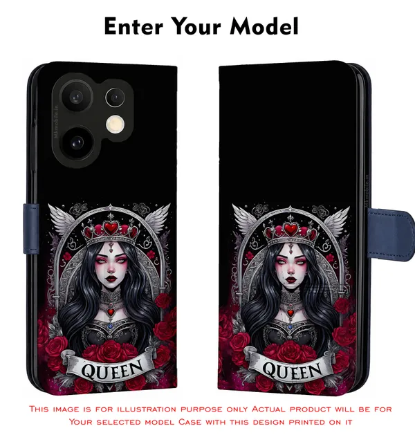 Black_Gothic_Queen__Design_Printed_Flip_Case_Cover_With_Camera_Protection_Mk000164_Fcuv