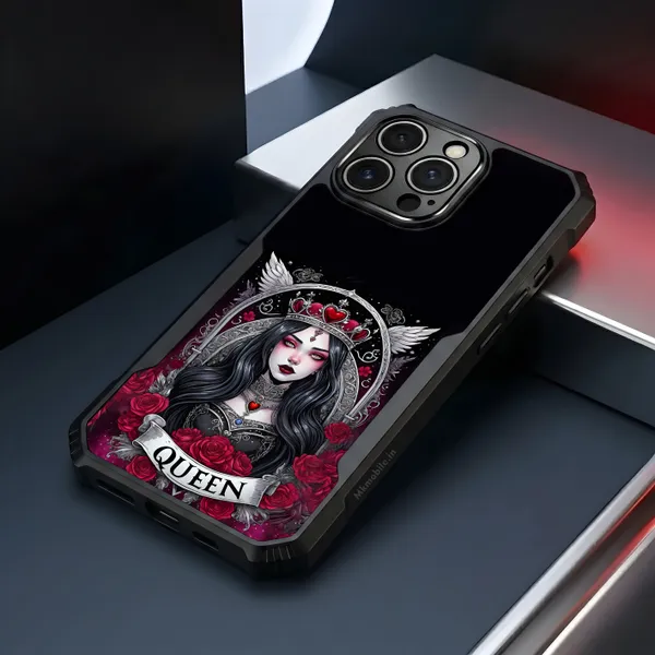 Black_Gothic_Queen__Design_Printed_Bumper_Glossy_Back_Case_Cover_With_Camera_Protection_Mk000164_Ip