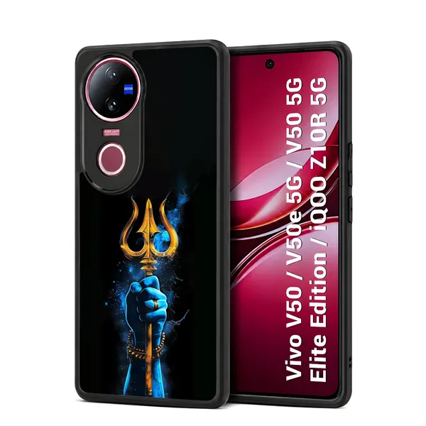 Black_Shiva_Trishul_Design_Printed_Premium_Glossy_Back_Case_Cover_With_Camera_Protection_For_Vivo_V50_/_V50e_/_V50_5g_Elite_Edition_/_iQOO_Z10r_5g_Mk000170_Bx