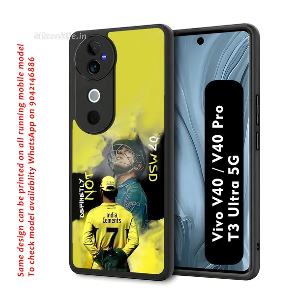 Ms_Dhoni_Csk_Yellow_Jersey_Design_Printed_Premium_Glossy_Back_Case_Cover_With_Camera_Protection_For_Vivo_V40_5G_/_V40_Pro_5G_/_T3_Ultra_5G_Mk000175_Bx
