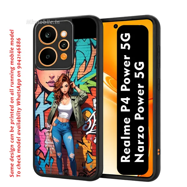 Graffiti_Style_Girl_Design_Printed_Premium_Glossy_Back_Case_Cover_With_Camera_Protection_For_Realme_P4_Power_5G_/_Narzo_Power_5G_Mk000176_Bx