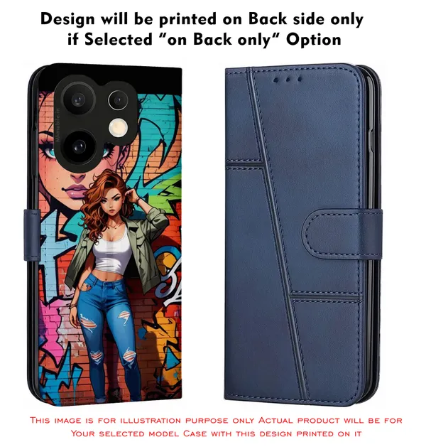 Graffiti_Style_Girl_Design_Printed_Flip_Case_Cover_With_Camera_Protection_Mk000176_Fcuv
