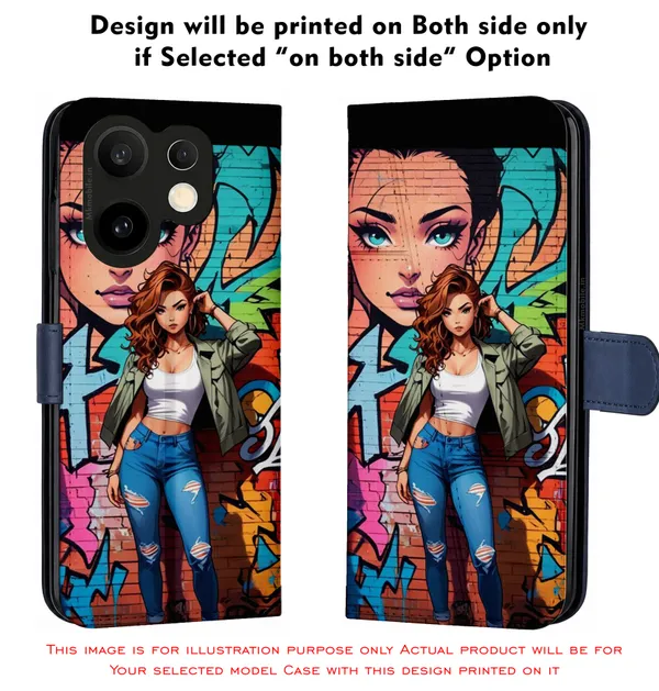 Graffiti_Style_Girl_Design_Printed_Flip_Case_Cover_With_Camera_Protection_Mk000176_Fcuv