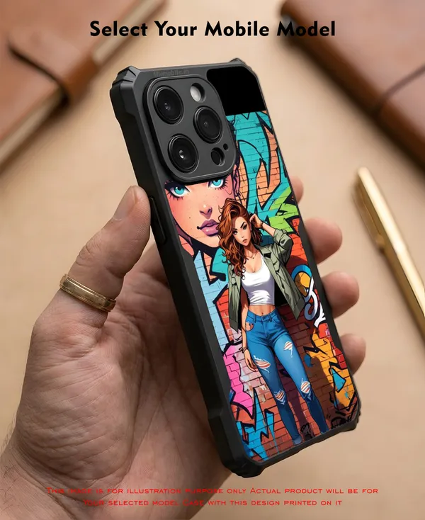 Graffiti_Style_Girl_Design_Printed_Bumper_Glossy_Back_Case_Cover_With_Camera_Protection_Mk000176_Ip