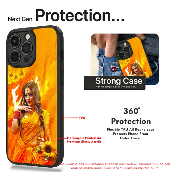 Actress_Trisha_In_Yellow_Saree_Design_Printed_Premium_Glossy_Back_Case_Cover_With_Camera_Protection_Mk000177_Bx