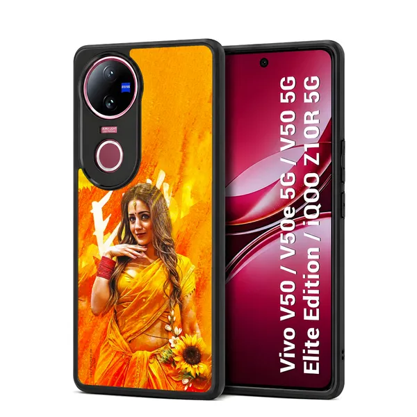 Actress_Trisha_In_Yellow_Saree_Design_Printed_Premium_Glossy_Back_Case_Cover_With_Camera_Protection_For_Vivo_V50_/_V50e_/_V50_5g_Elite_Edition_/_iQOO_Z10r_5g_Mk000177_Bx