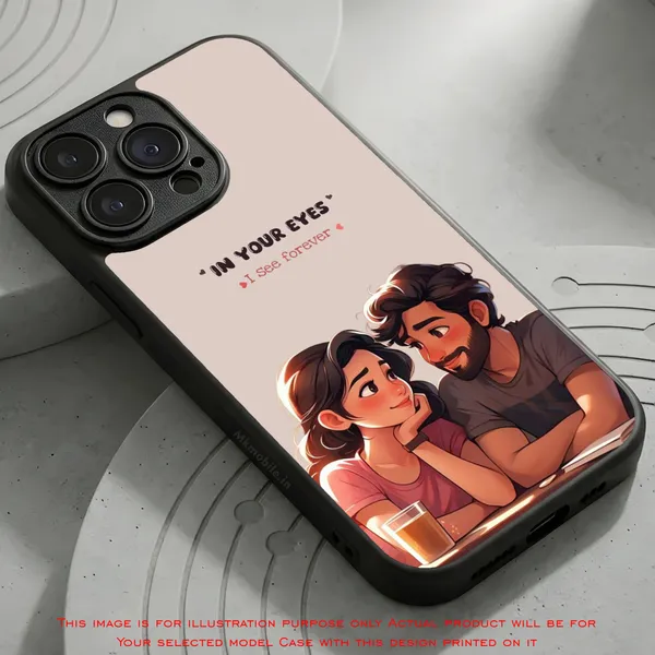Beige_Couple_Illustration_Design_Printed_Premium_Glossy_Back_Case_Cover_With_Camera_Protection_Mk000180_Bx