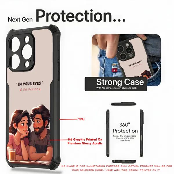 Beige_Couple_Illustration_Design_Printed_Bumper_Glossy_Back_Case_Cover_With_Camera_Protection_Mk000180_Ip