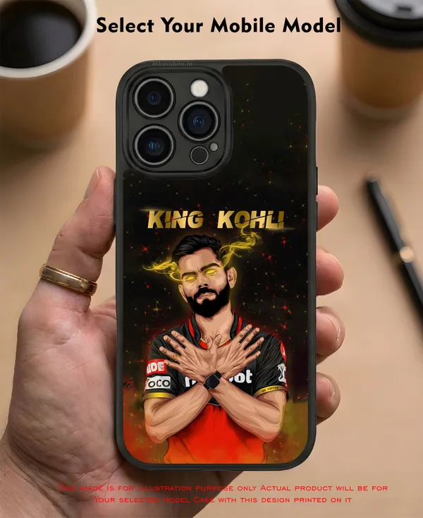 King_Kohli_Design_Printed_Premium_Glossy_Back_Case_Cover_With_Camera_Protection_Mk000183_Bx
