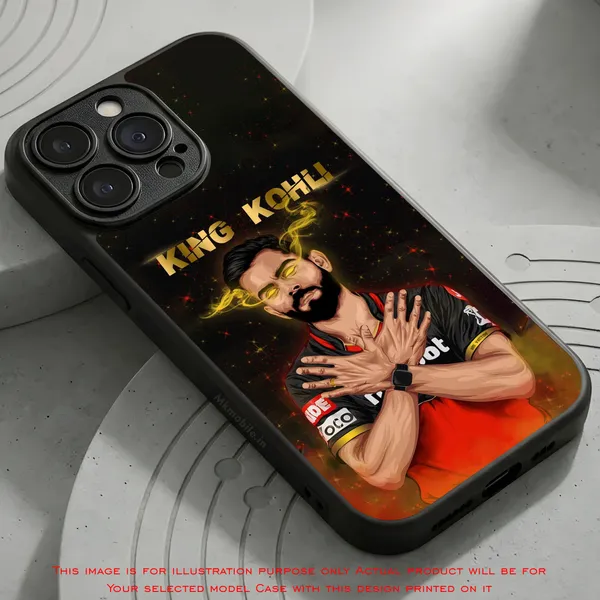 King_Kohli_Design_Printed_Premium_Glossy_Back_Case_Cover_With_Camera_Protection_Mk000183_Bx