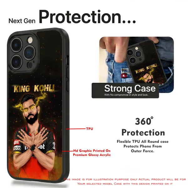 King_Kohli_Design_Printed_Premium_Glossy_Back_Case_Cover_With_Camera_Protection_Mk000183_Bx