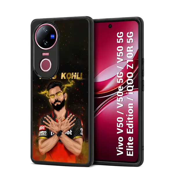 King_Kohli_Design_Printed_Premium_Glossy_Back_Case_Cover_With_Camera_Protection_For_Vivo_V50_/_V50e_/_V50_5g_Elite_Edition_/_iQOO_Z10r_5g_Mk000183_Bx