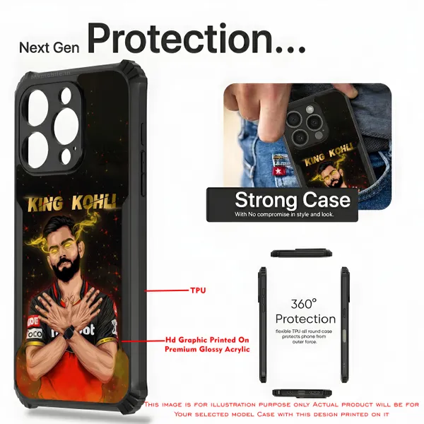King_Kohli_Design_Printed_Bumper_Glossy_Back_Case_Cover_With_Camera_Protection_Mk000183_Ip