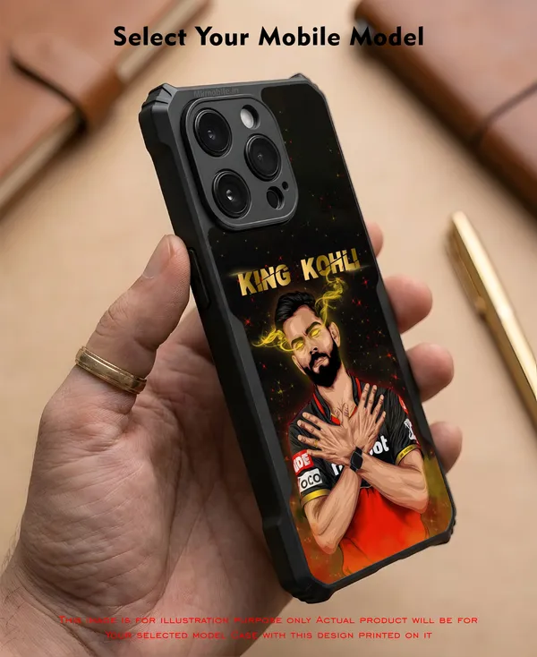 King_Kohli_Design_Printed_Bumper_Glossy_Back_Case_Cover_With_Camera_Protection_Mk000183_Ip