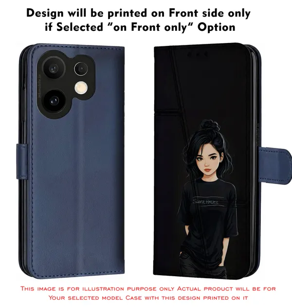 Black_Illustrated_Girl_Design_Printed_Flip_Case_Cover_With_Camera_Protection_Mk000185_Fcuv