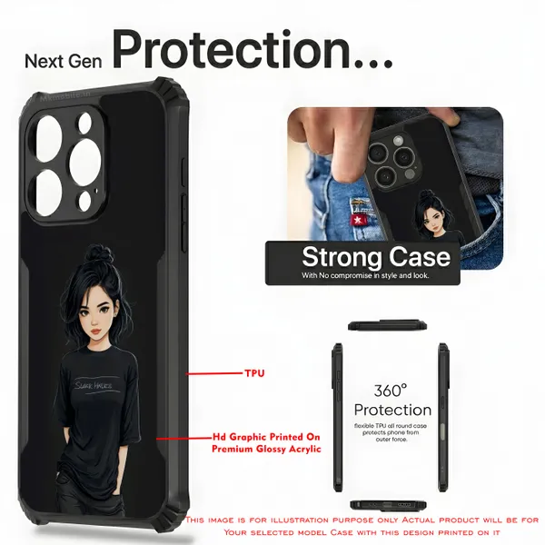 Black_Illustrated_Girl_Design_Printed_Bumper_Glossy_Back_Case_Cover_With_Camera_Protection_Mk000185_Ip